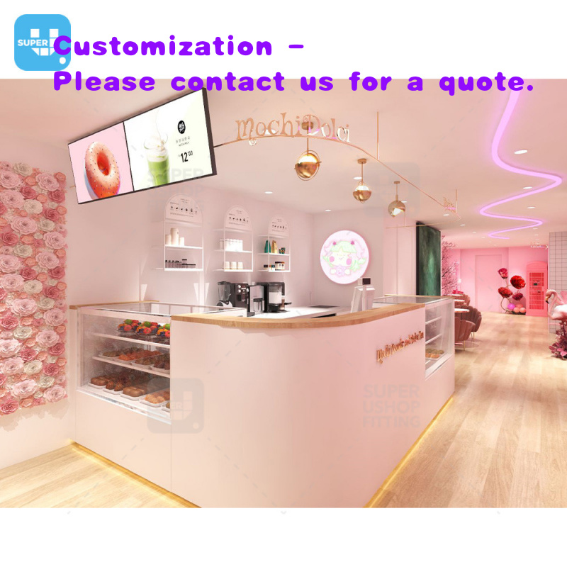 Interior Design Retail - Индивидуальный дизайн интерьера магазина молочного чая,
