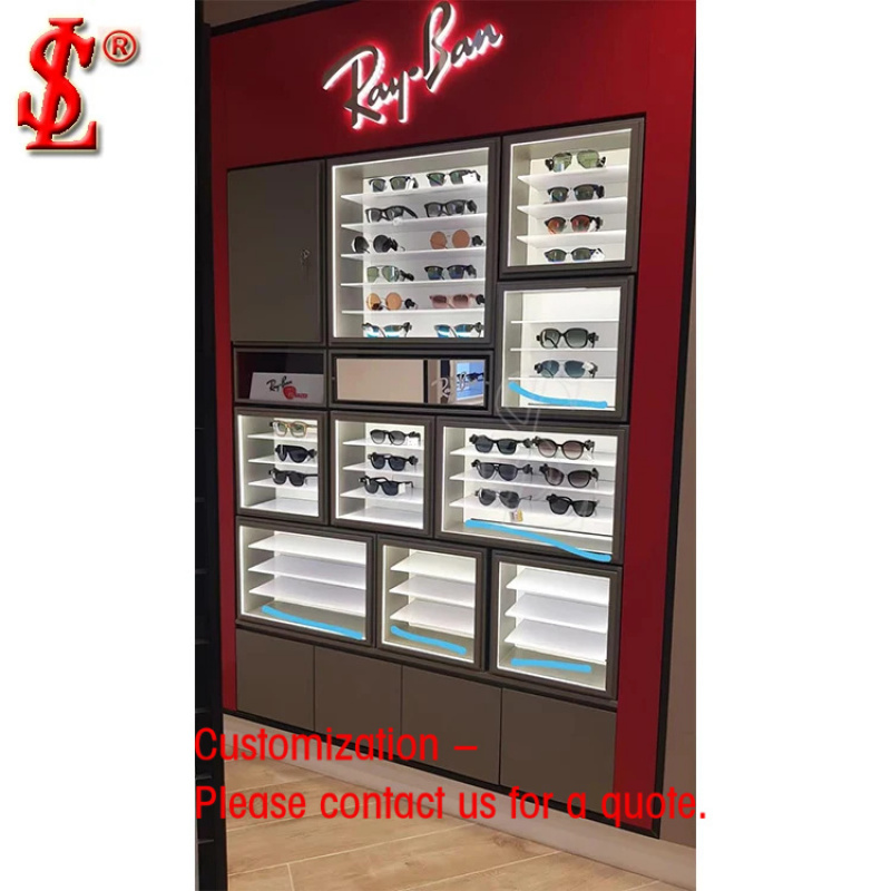 Interior Design Retail - Стенд для демонстрации солнцезащитных очков custom.Fashion