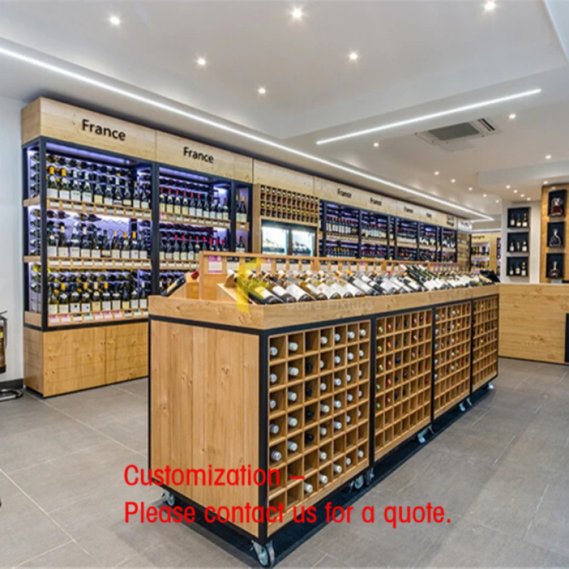 Interior Design Retail - Дизайн интерьера винного магазина на заказ: