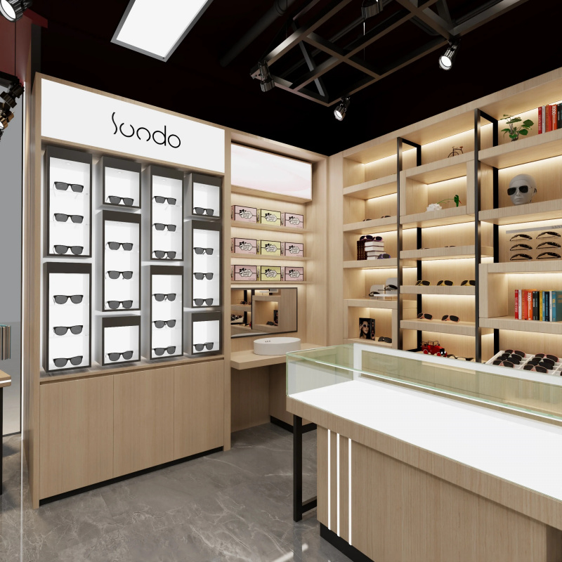 Interior Design Retail - Дизайн интерьера оптического магазина, мебель для