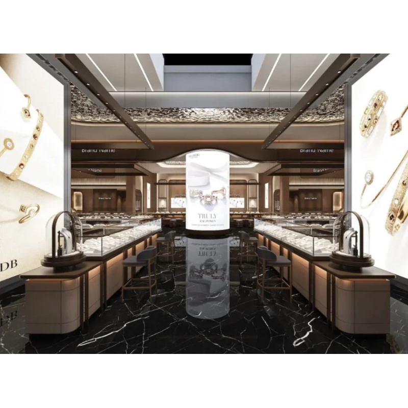 Дизайн витрин для ювелирных ма – обзор и цена Interior Design Retail