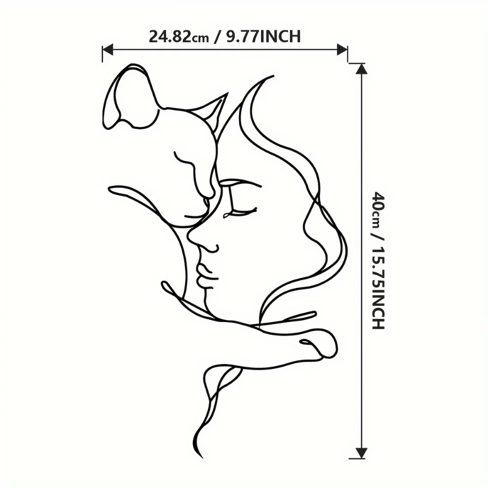 Изящный черный кот и женщина и – обзор и цена Interior Design Women