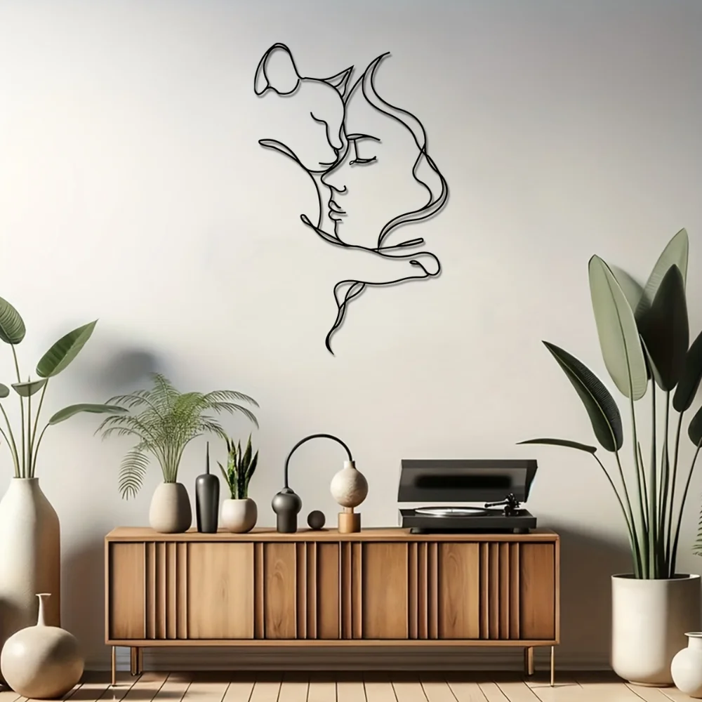 Изящный черный кот и женщина и – обзор и цена Interior Design Women