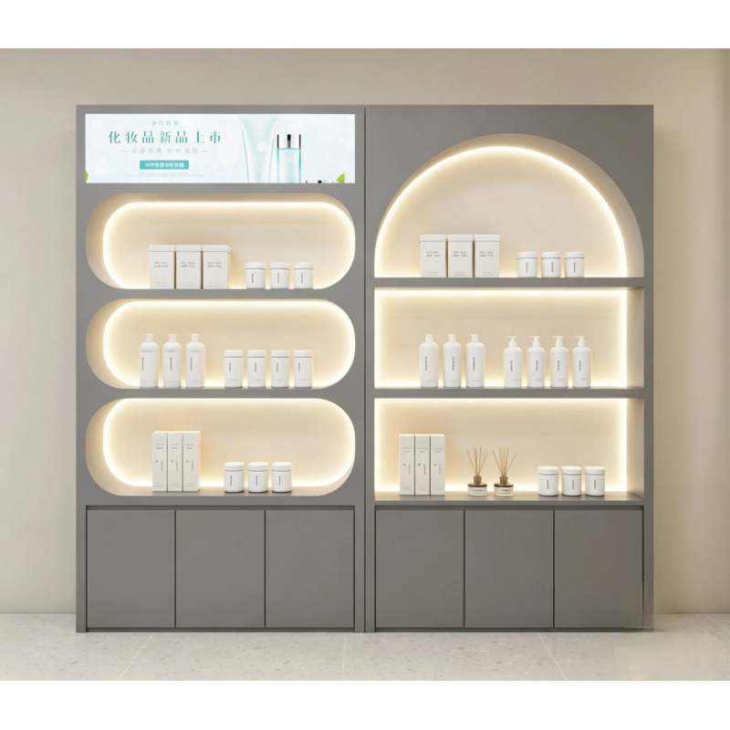 Настенный стеллаж-витрина для  – обзор и цена Interior Design Retail